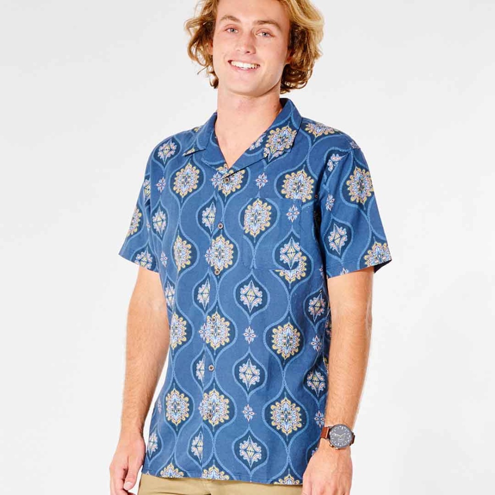 Rip Curl SWC Short Sleeve Shirt in Navy