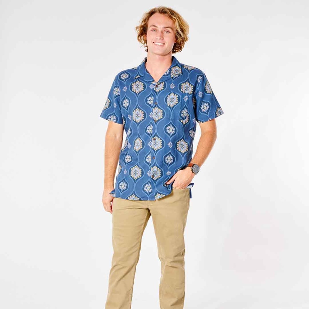 Rip Curl SWC Short Sleeve Shirt in Navy