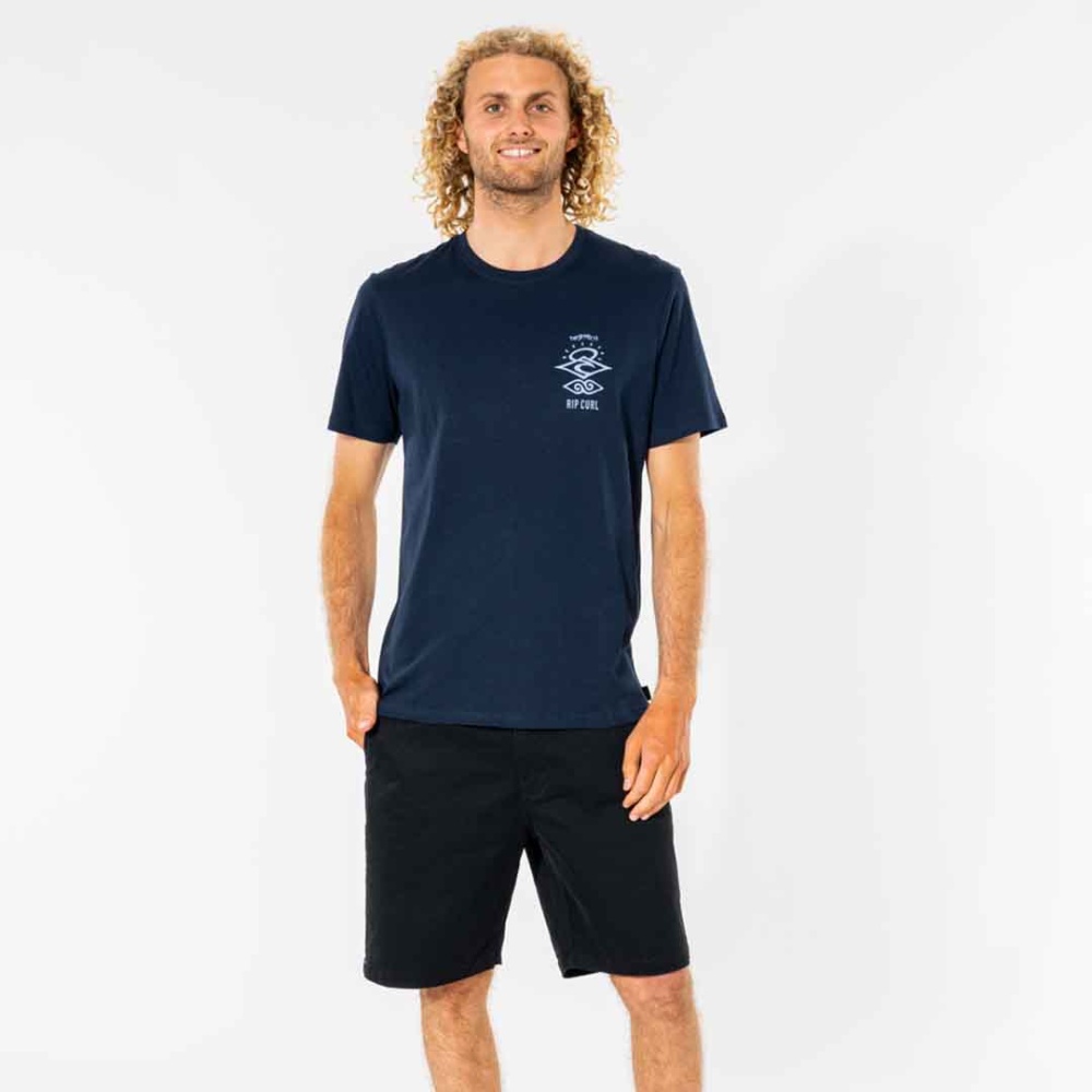 Rip Curl Search Essential T-Shirt in Navy