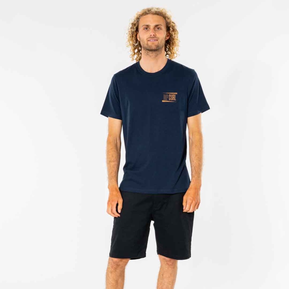 Rip Curl Wedge T-Shirt in Navy