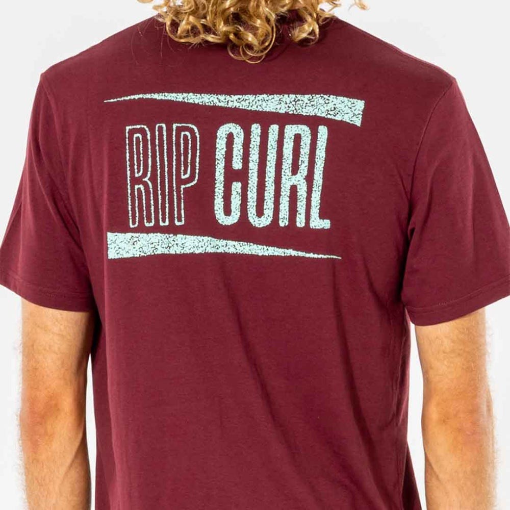 Rip Curl Wedge T-Shirt in Maroon