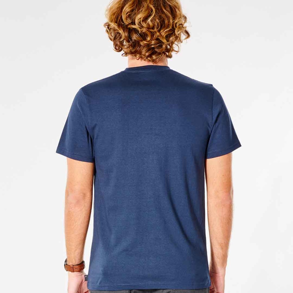 Rip Curl Surf Revival Reflect T-Shirt in Navy