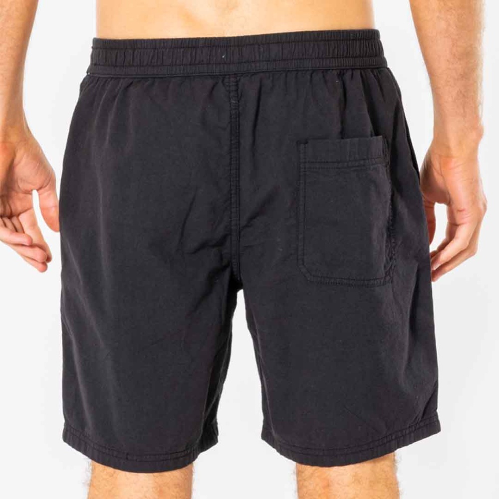 Rip Curl Rock Solid 18" Volley Walkshort in Washed Black