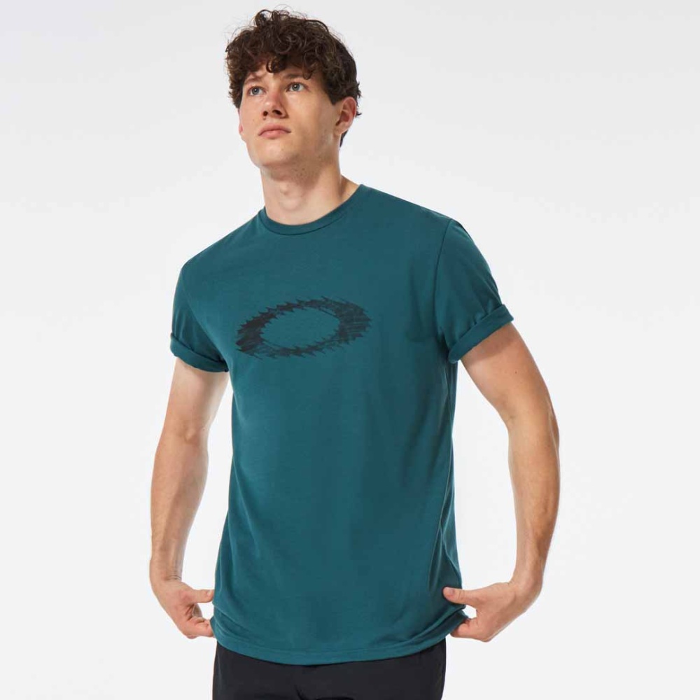 Oakley Blurred Static Icon T-Shirt in Bayberry