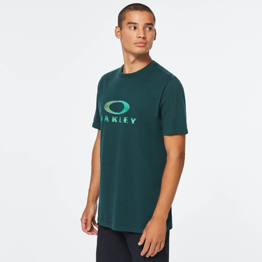 Oakley Planetary Ring Bark T-Shirt in Hunter Green