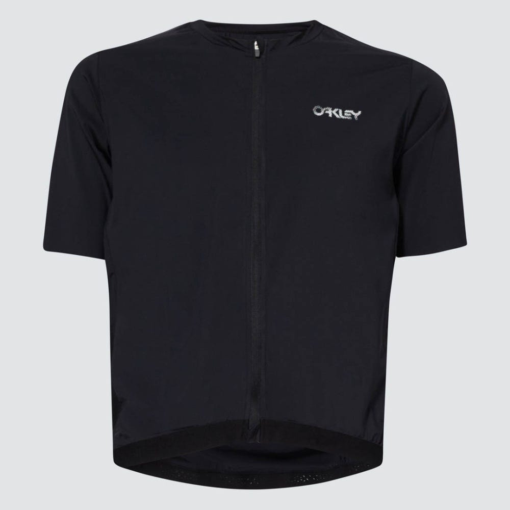 Oakley Point To Point Jersey for Cycling in Blackout