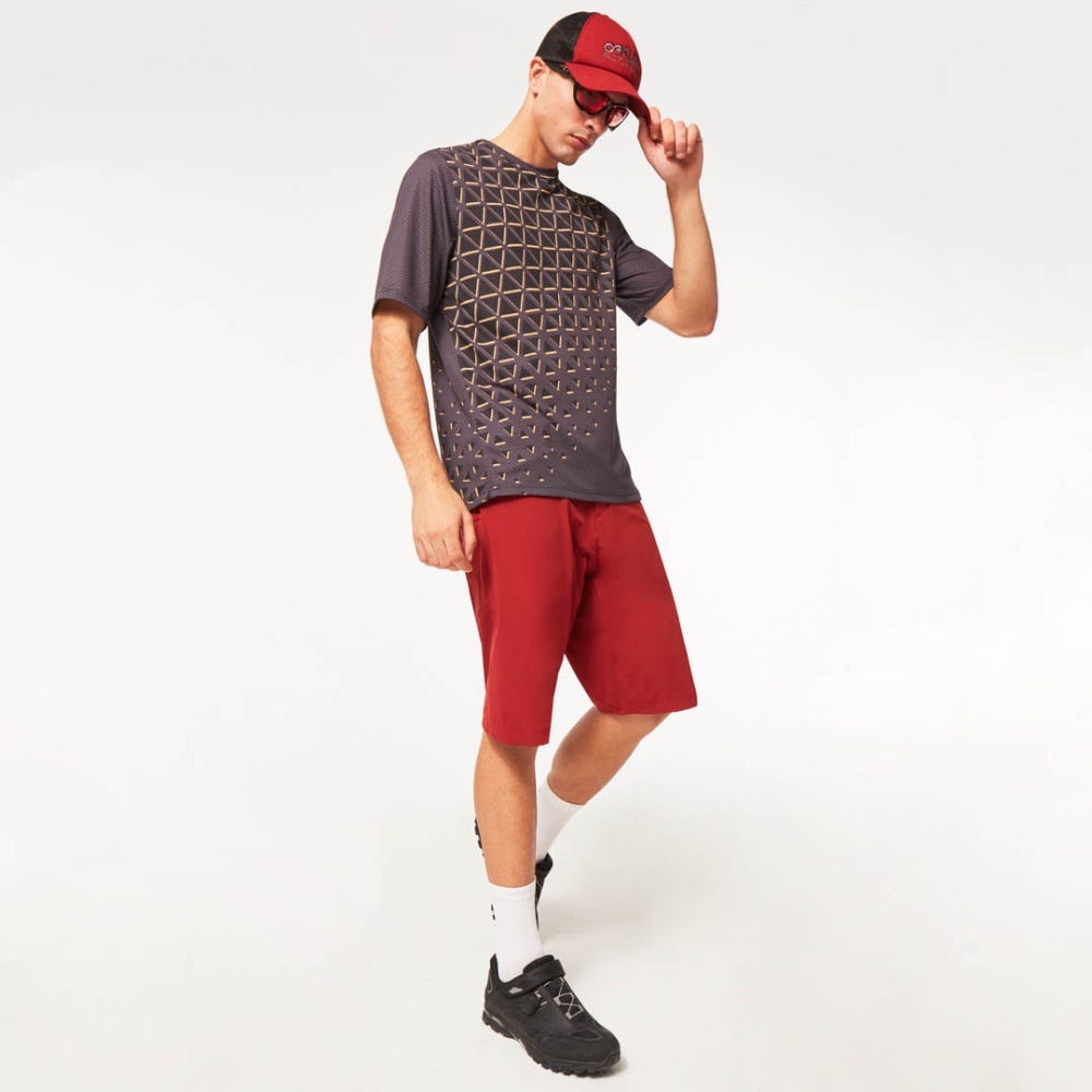 Oakley Flow SS Jersey for Cycling in Forged Iron