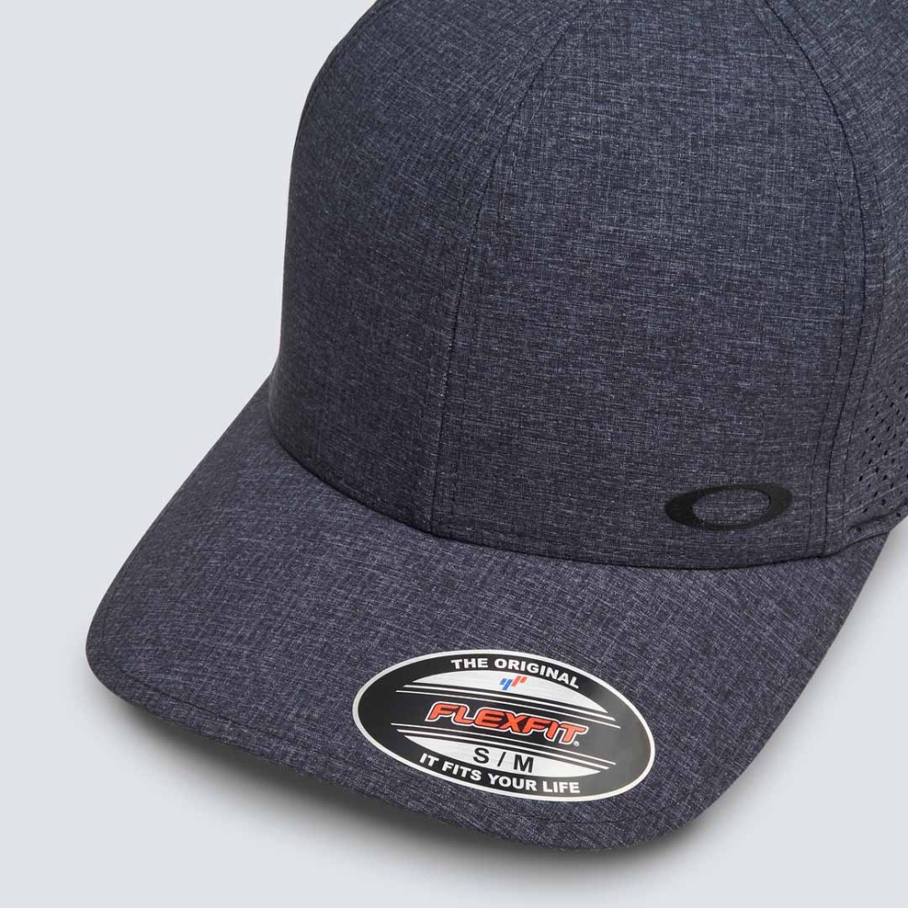 Oakley Aero Heathered FF Trucker Cap in Dark Grey Heather