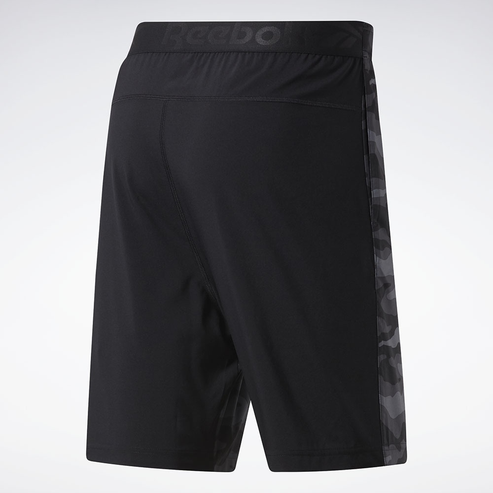 Reebok Workout Ready Graphic Shorts In Black