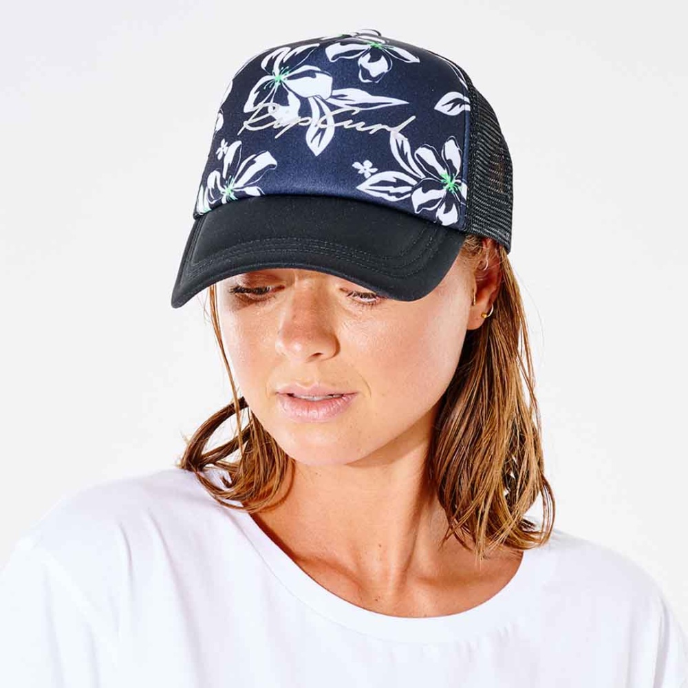 Rip Curl Tiki Tide Trucker Cap in Black