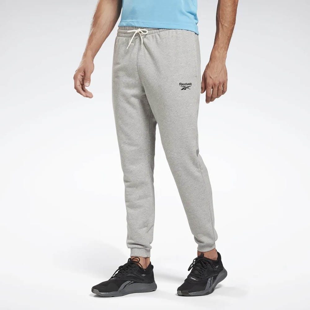 Reebok Identity Joggers In Medium Grey Heather