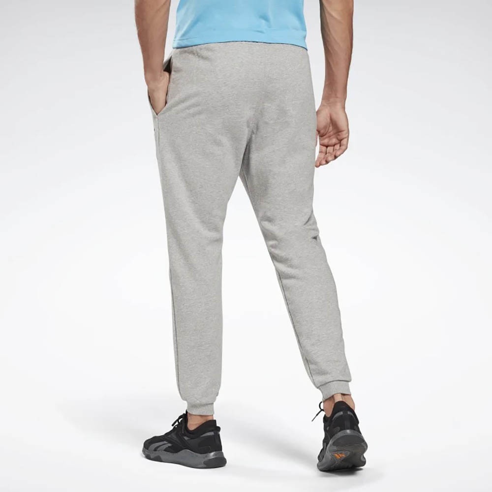 Reebok Identity Joggers In Medium Grey Heather