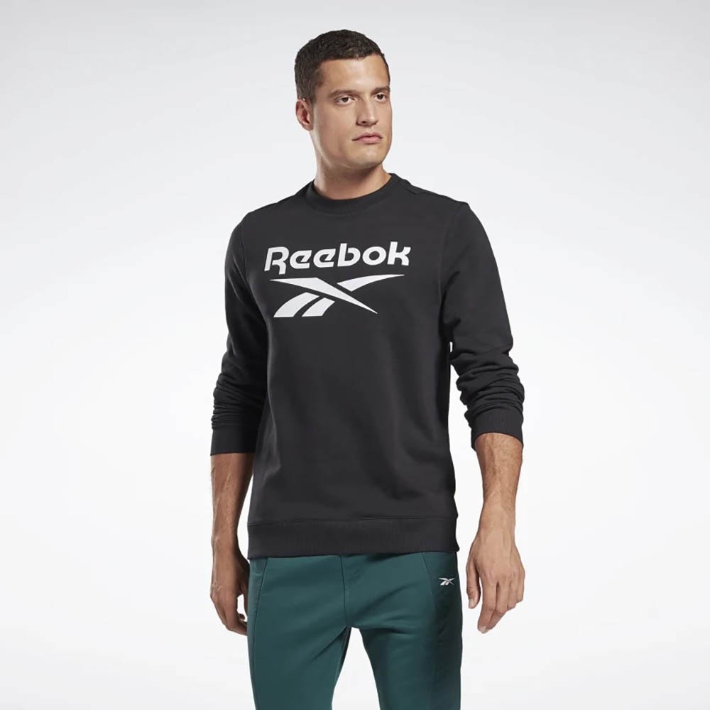 Reebok Identity Big Logo Crew In Black