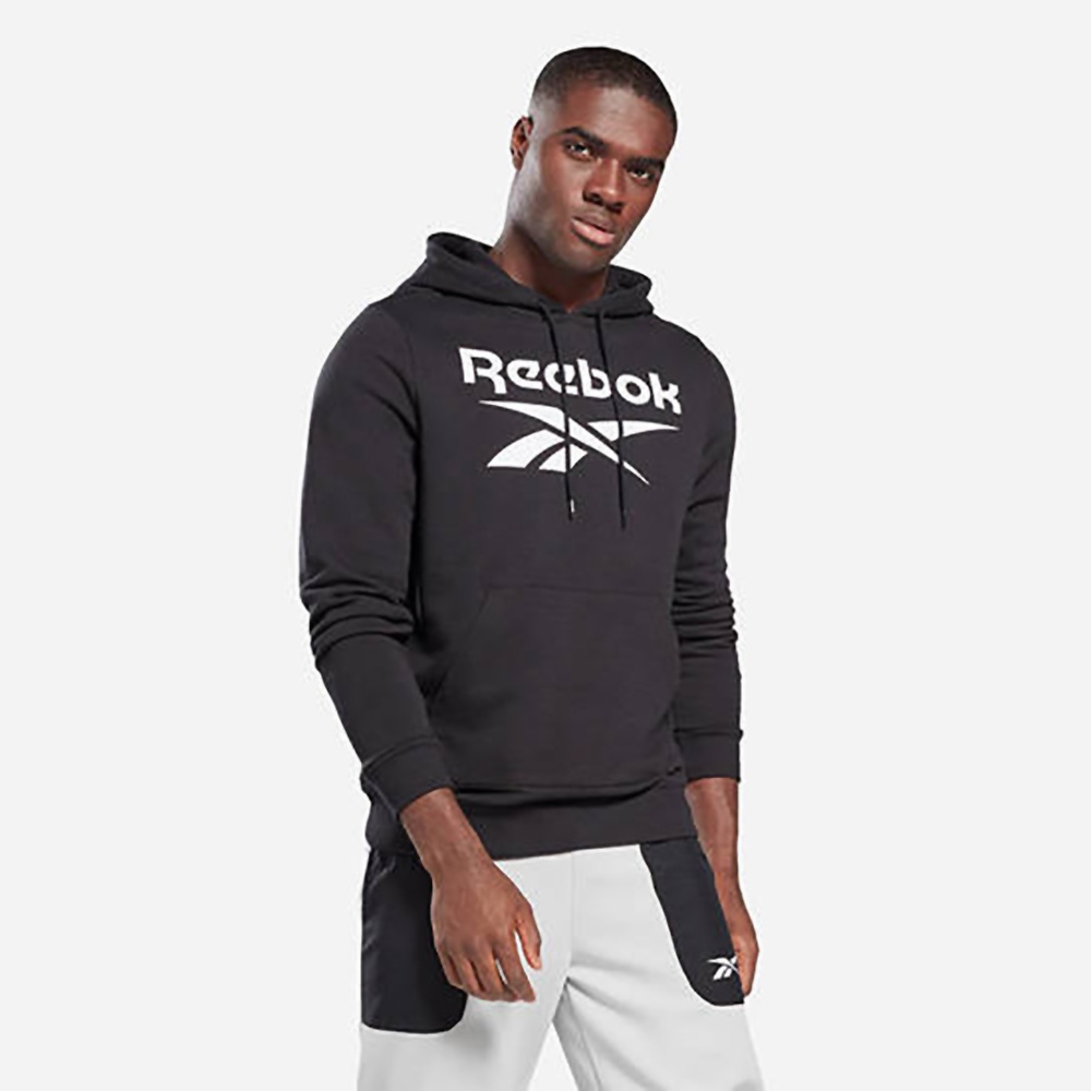 Reebok Reebok Identity Big Logo Hoodie In Black