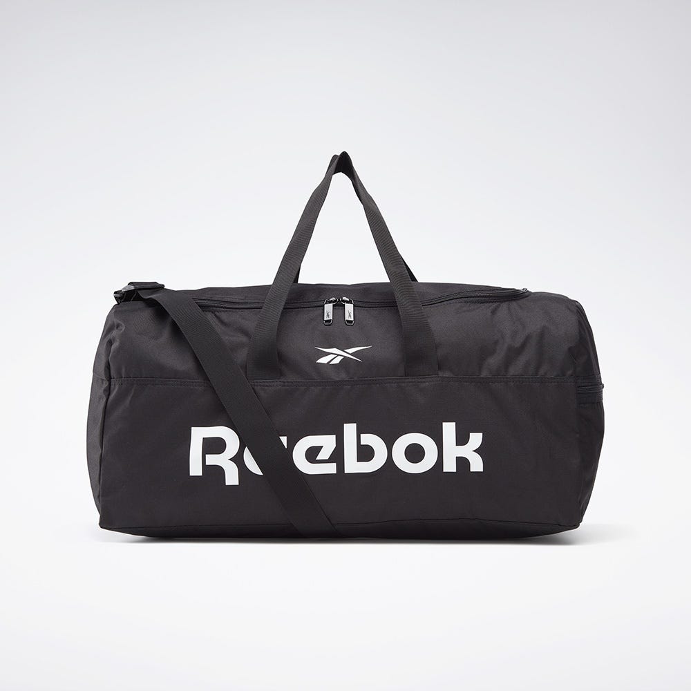 Reebok Active Core Grip Duffle Bag Medium In Black/Black