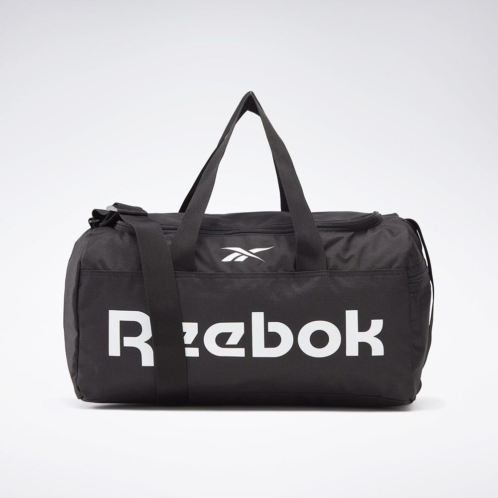 Reebok Active Core Grip Duffle Bag Small In Black/White