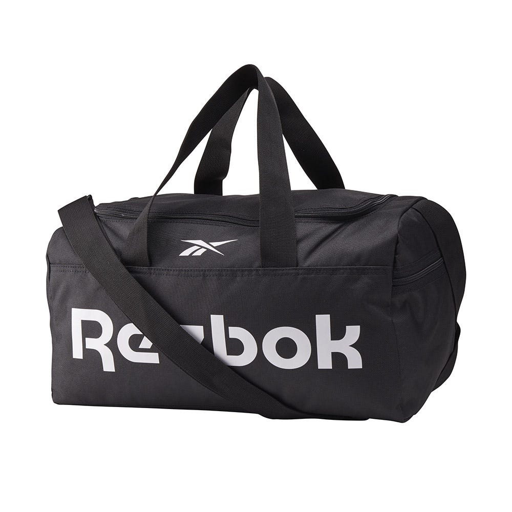 Reebok Active Core Grip Duffle Bag Small In Black/White