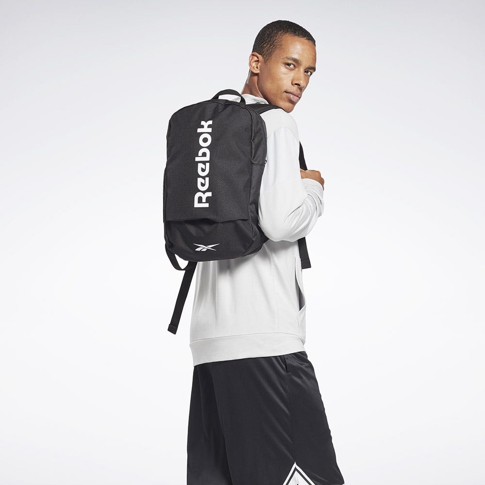 Reebok Active Core Backpack Medium In Black/White