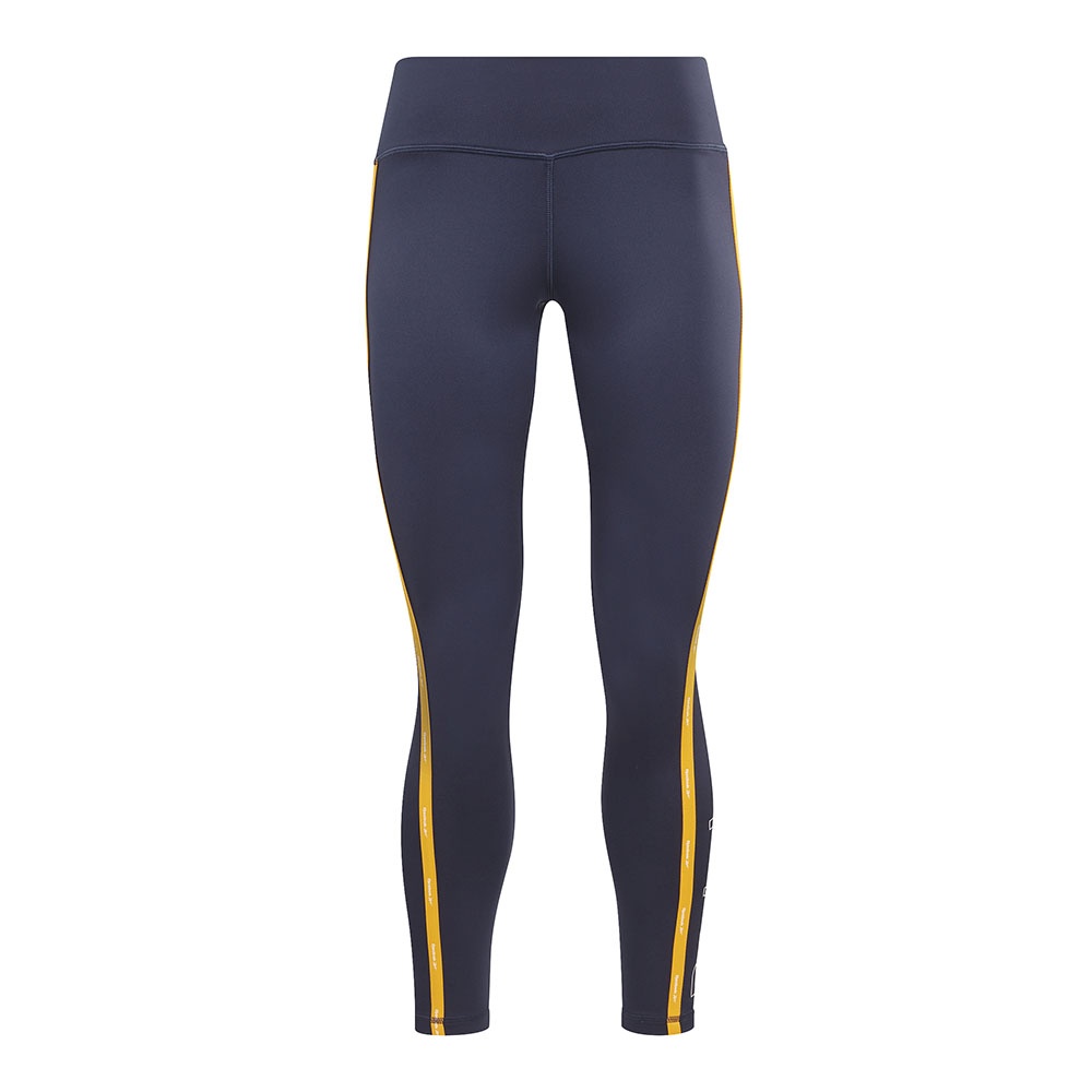 Reebok Piping Leggings In Vector Navy