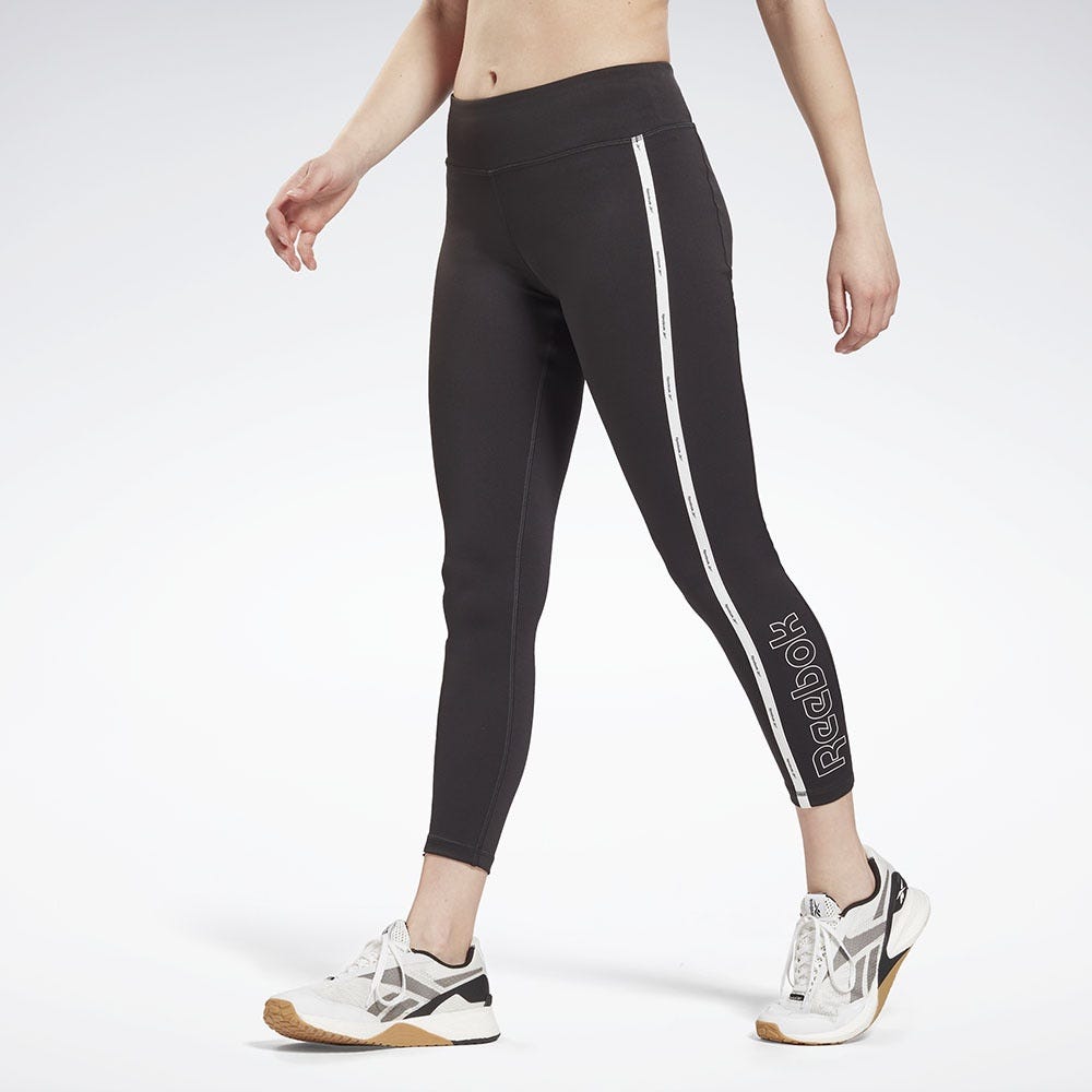 Reebok Piping Leggings In Black