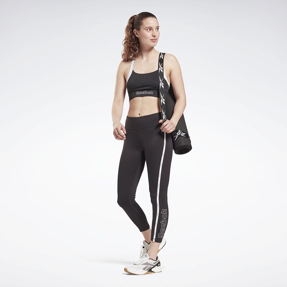 Reebok Piping Leggings In Black