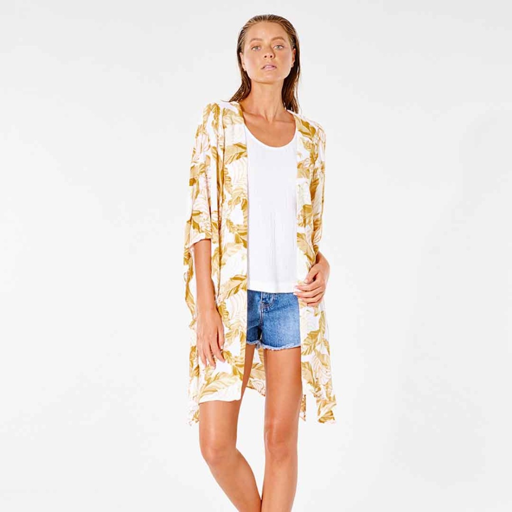Rip Curl Namotu Kimono in White