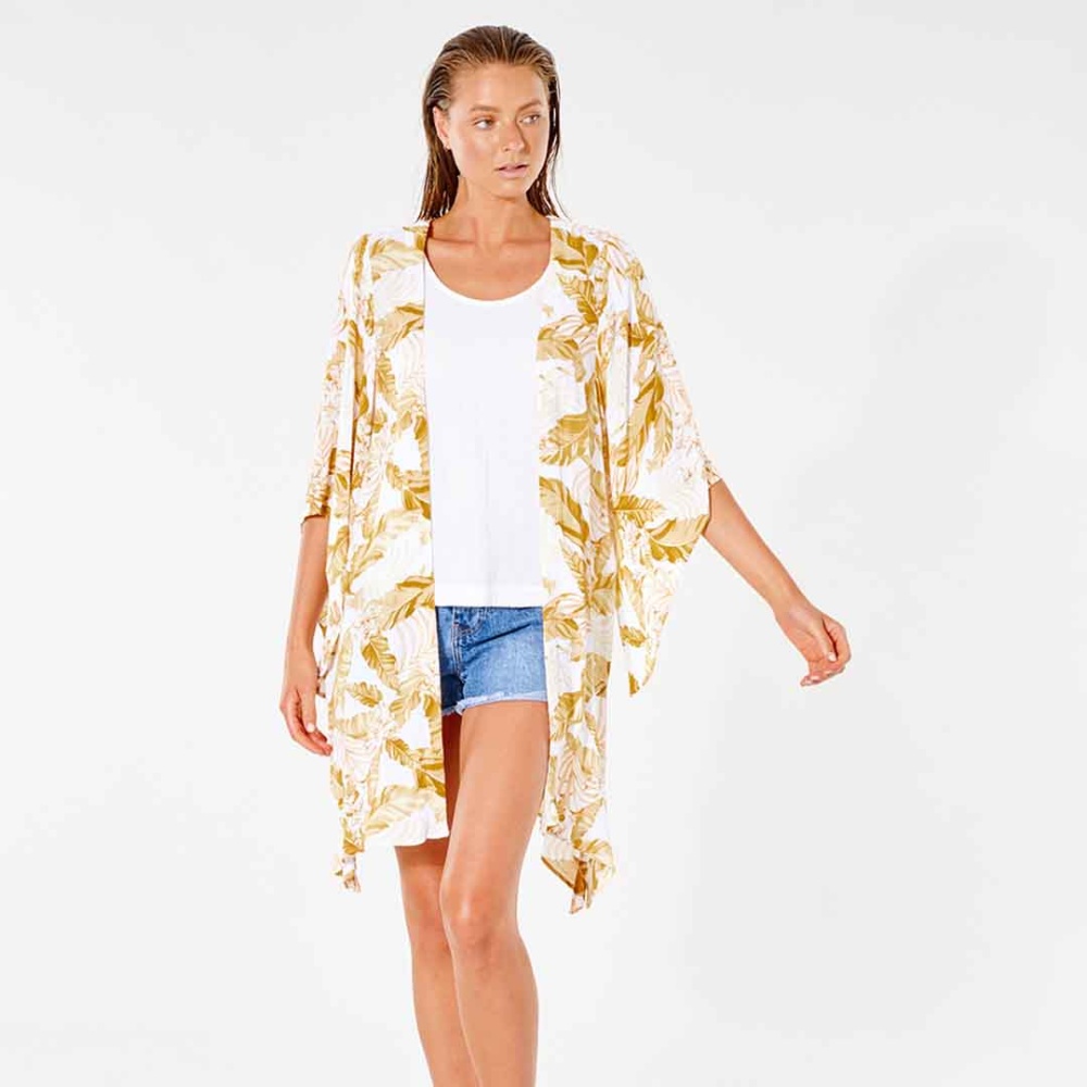 Rip Curl Namotu Kimono in White