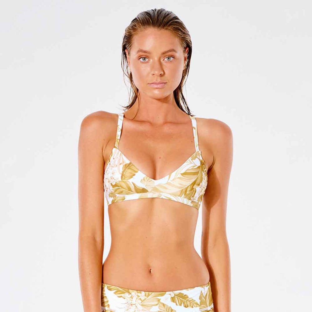Rip Curl Namotu Mirage Crop in White