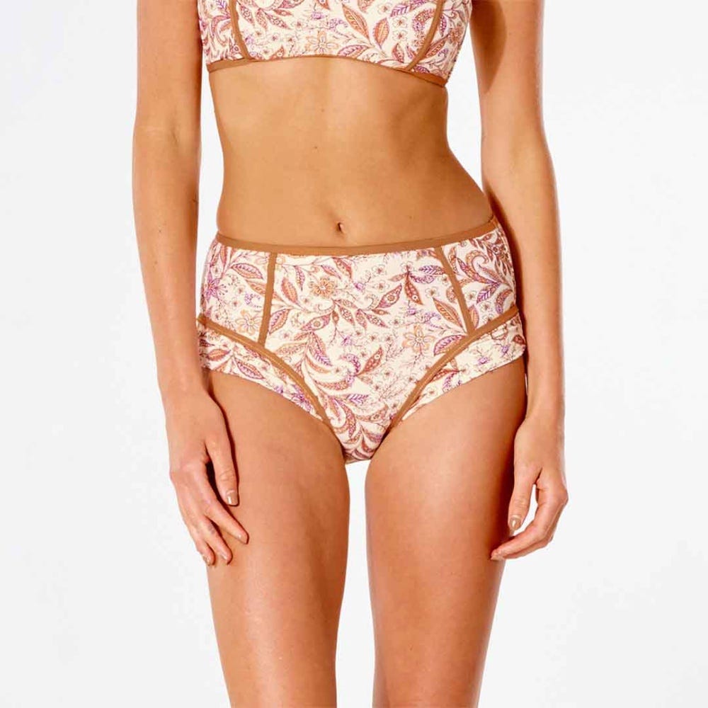 Lunar Tides High Waisted Cheeky Coverage Bikini Bottom - Women