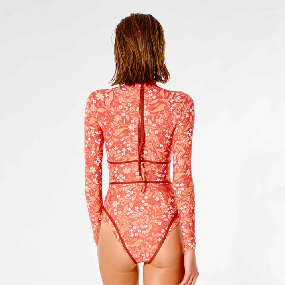 Rip Curl Lunar Tides Good Coverage Surf Suit in Red