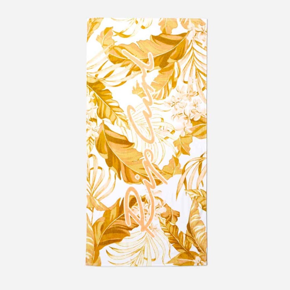 Rip Curl Namotu Beach Towel in White