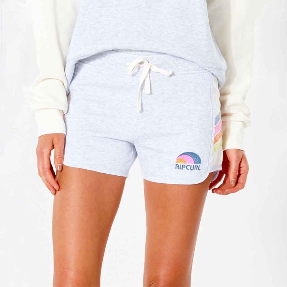Rip Curl Surf Revival Wave Short in Light Grey Heather