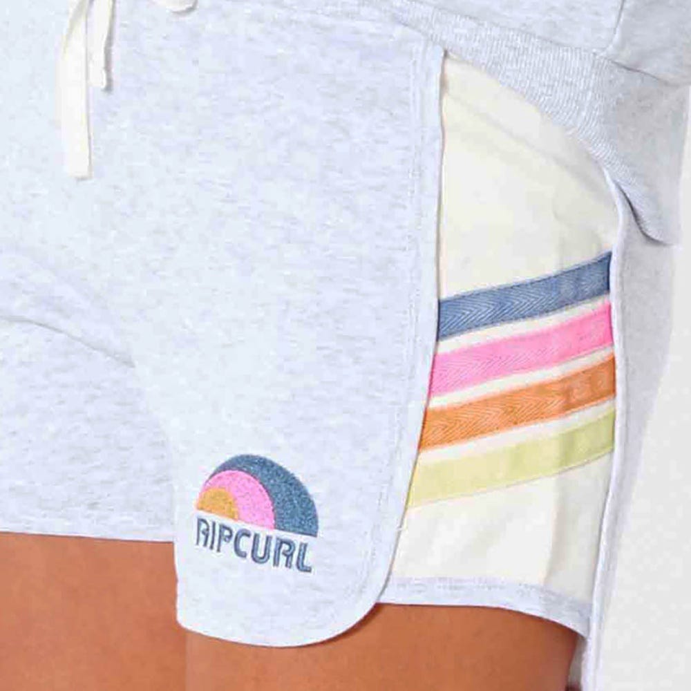 Rip Curl Surf Revival Wave Short in Light Grey Heather