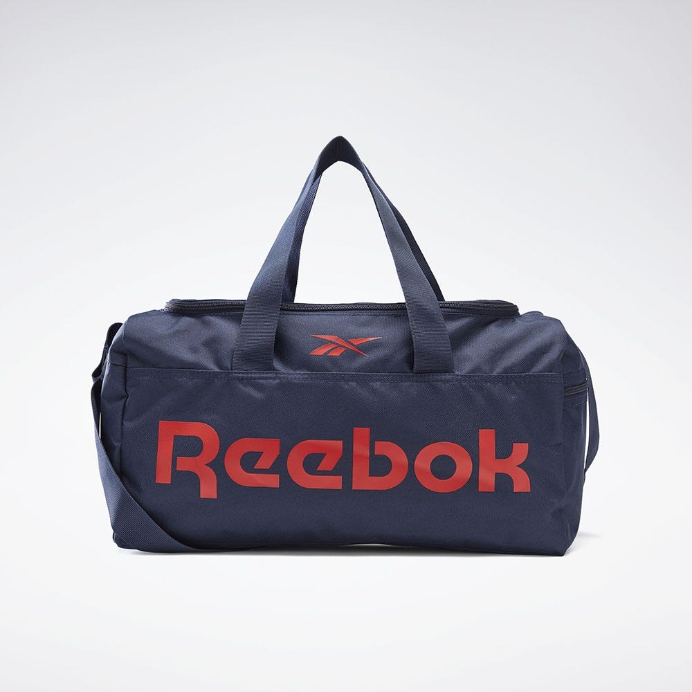 Reebok Active Core Grip Duffle Bag Small In Vector Navy/Vector Red