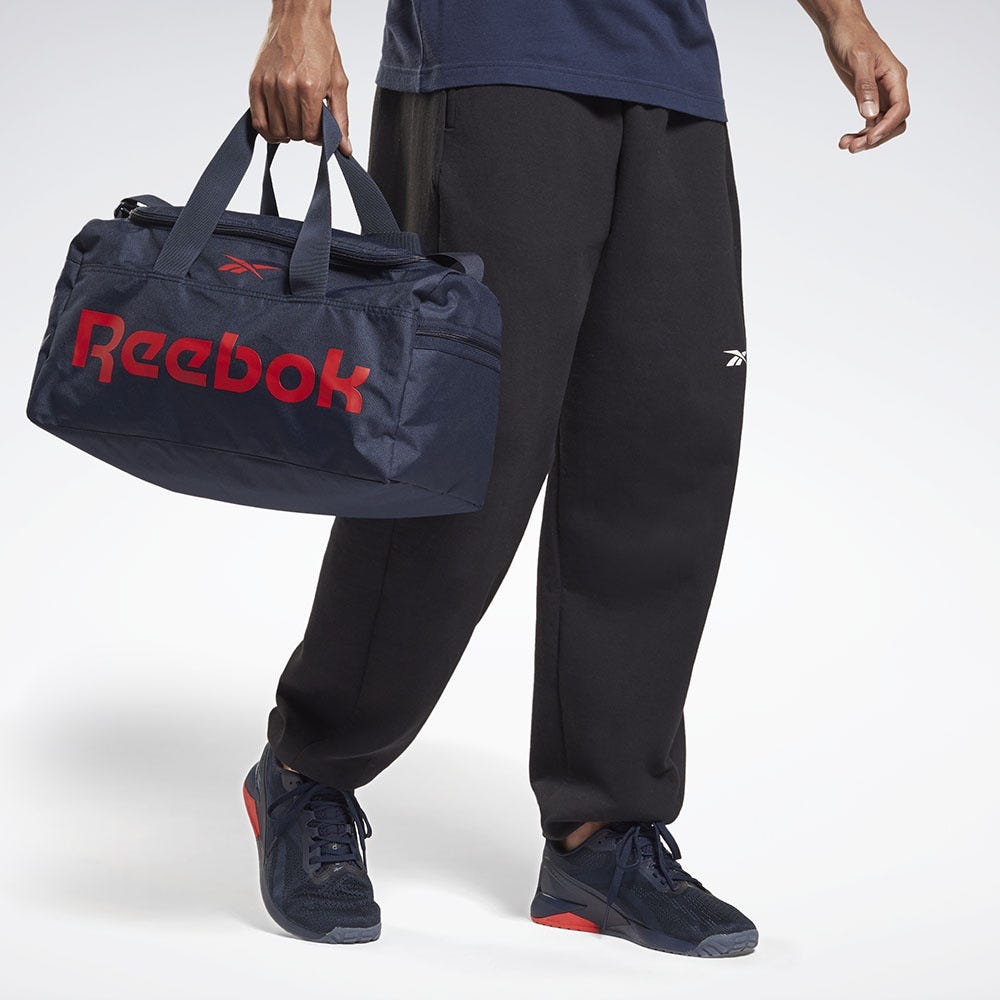 Reebok Active Core Grip Duffle Bag Small In Vector Navy/Vector Red