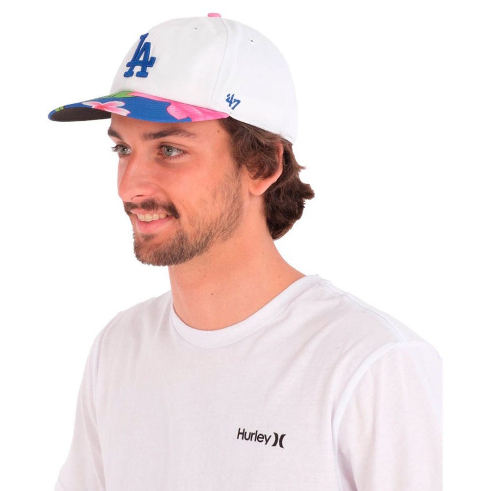 Hurley X 47 Los Angeles Dodgers Captain Cap in White