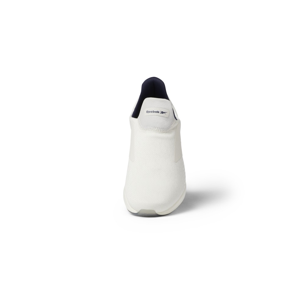 Reebok Dailyfit Dmx Slip-On Shoes In Chalk/Vector Navy/Ftwr White