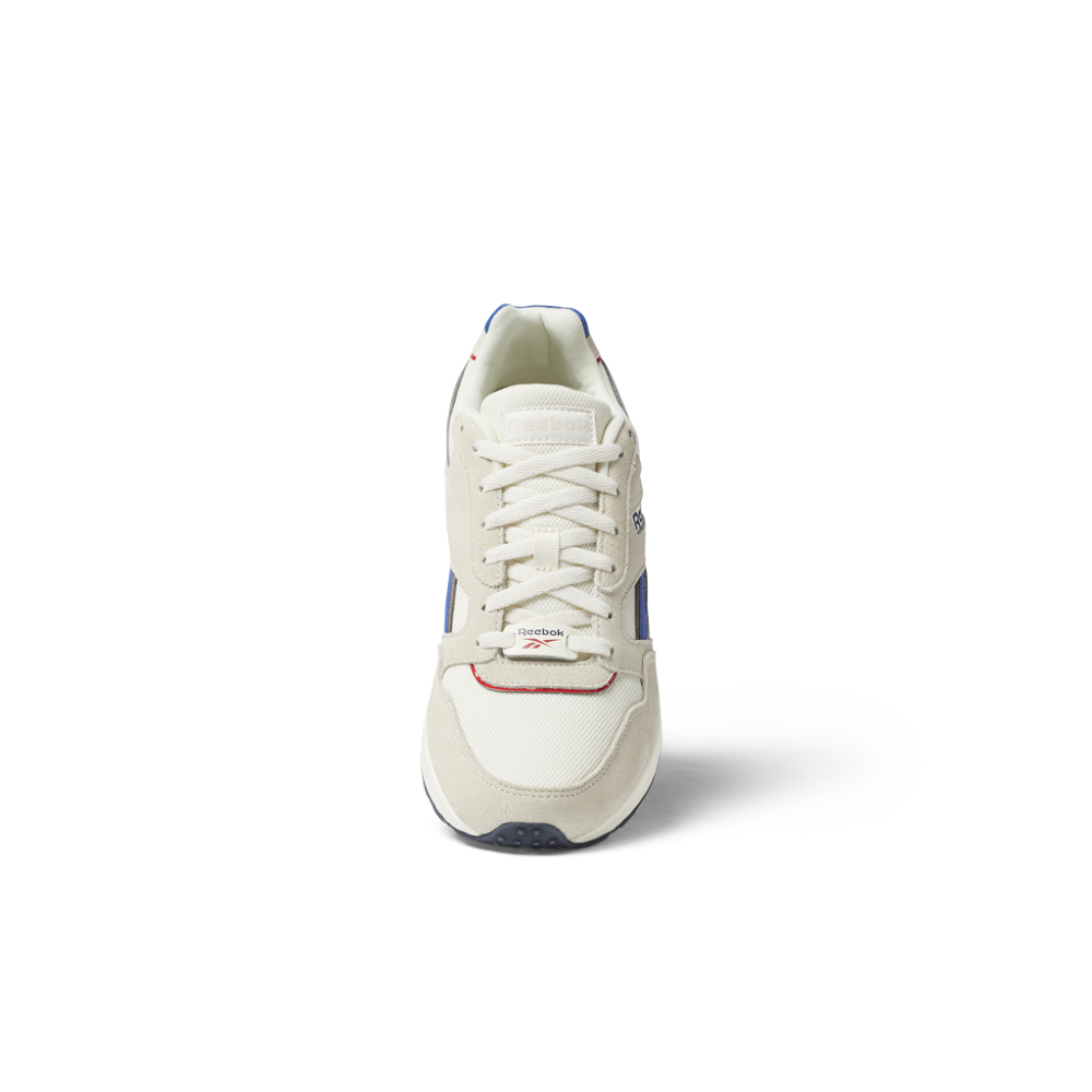 Reebok GL 1000 Unisex Shoes In Classic White/Vector Blue/Vector Red