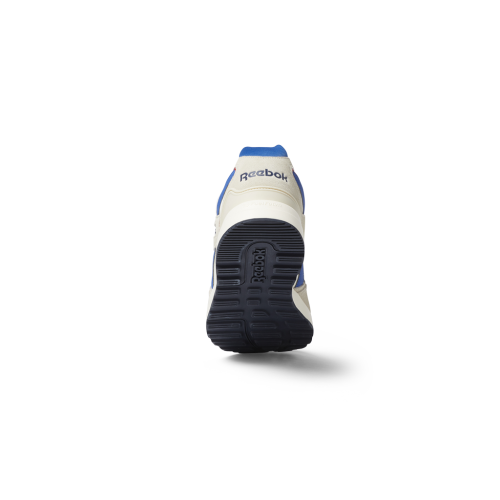 Reebok GL 1000 Unisex Shoes In Classic White/Vector Blue/Vector Red