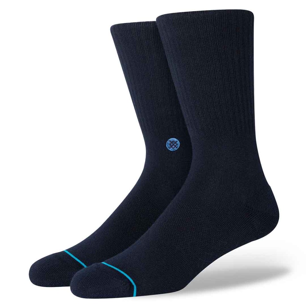 Stance Icon Crew Socks in Dark Navy