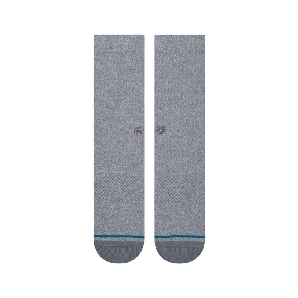 Stance Icon Crew Socks in Grey Heather