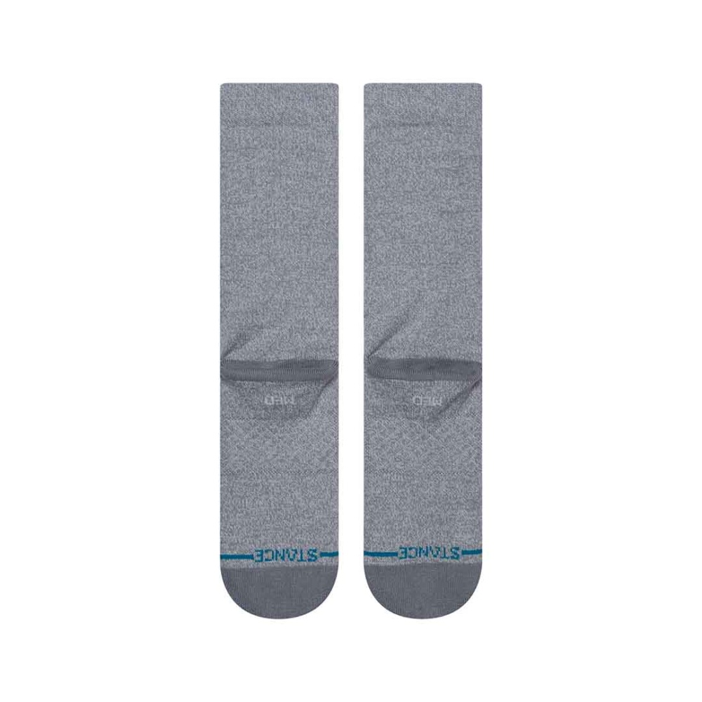 Stance Icon Crew Socks in Grey Heather