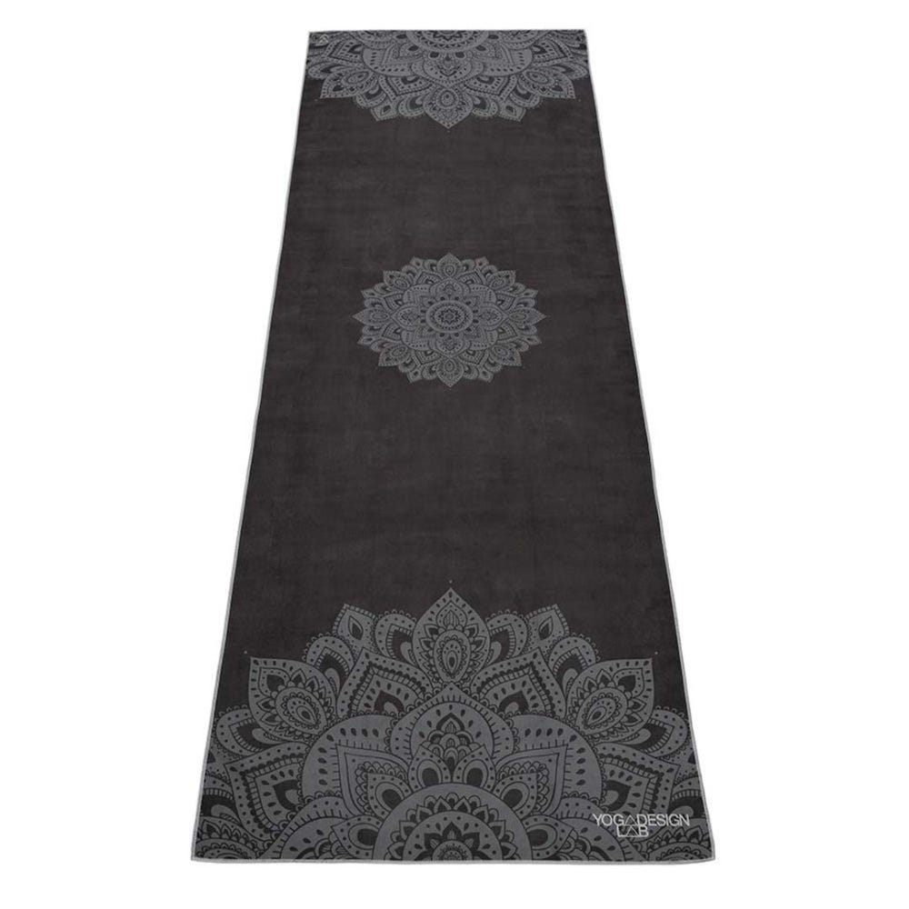 Yoga Design Lab Mat Yoga Towel in Mandala Black