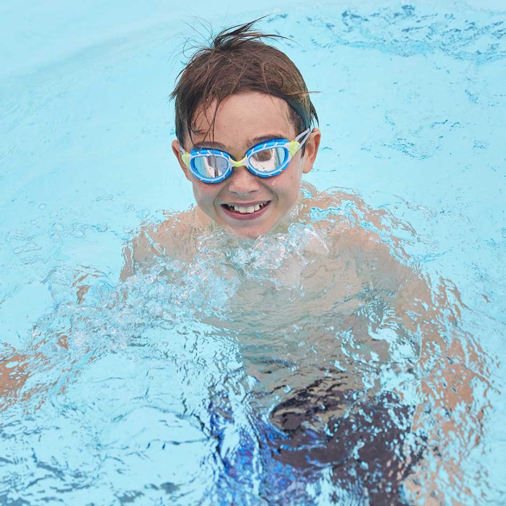 Zoggs Predator Junior Swimming Goggles in Green/Blue
