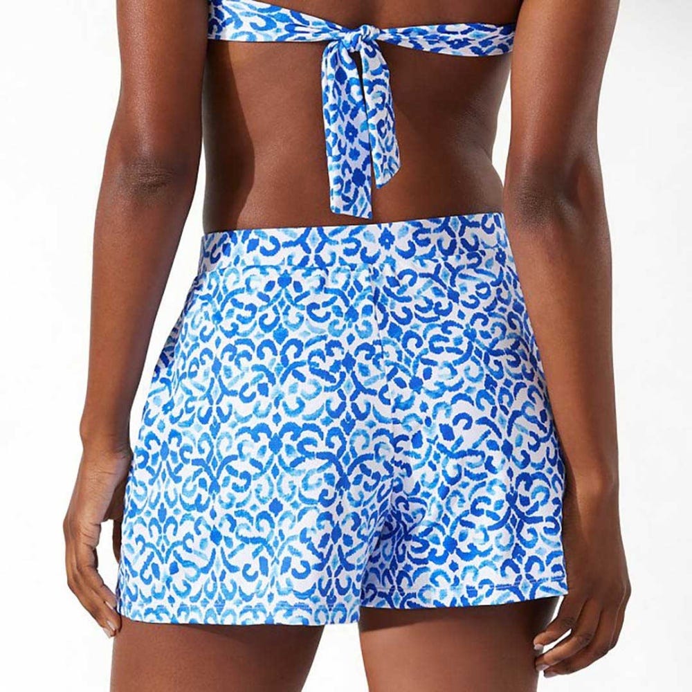 Tommy Bahama Scrolls Pull-On Shorts in Beaming Blue