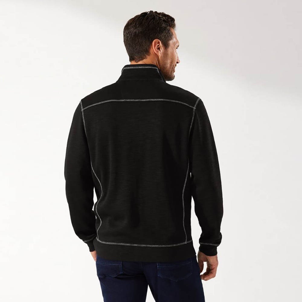 Tommy Bahama Tobago Bay Full-Zip Sweatshirt in Black