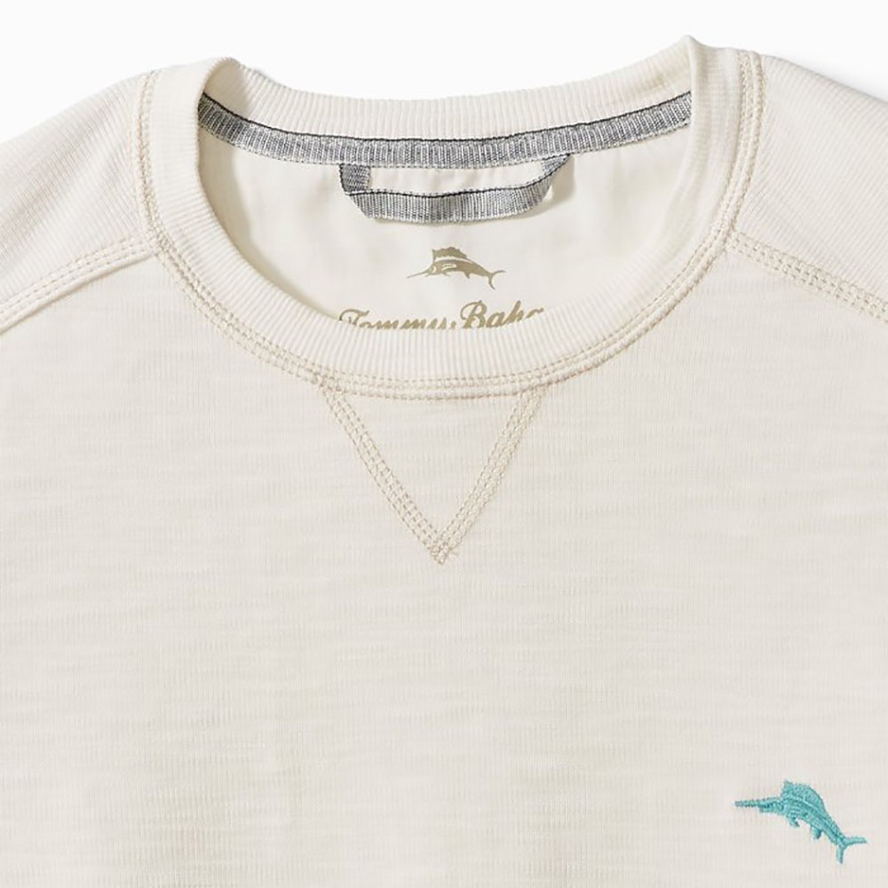 Tommy Bahama Tobago Bay Crewneck Sweatshirt in Coconut