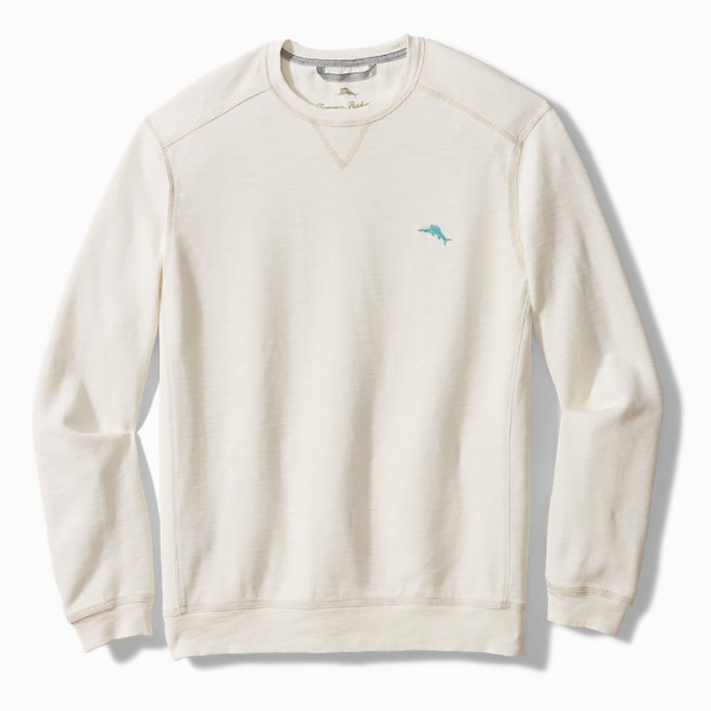 Tommy Bahama Tobago Bay Crewneck Sweatshirt in Coconut