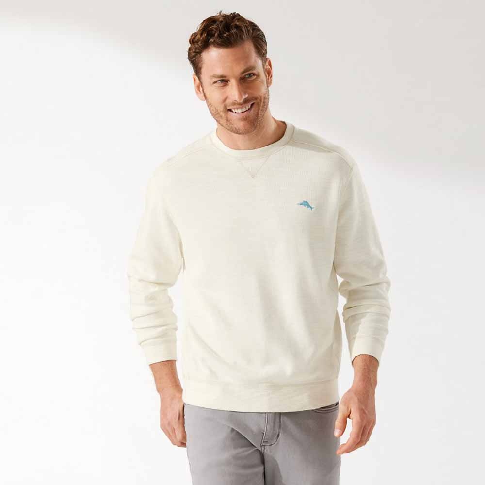 Tommy Bahama Tobago Bay Crewneck Sweatshirt in Coconut