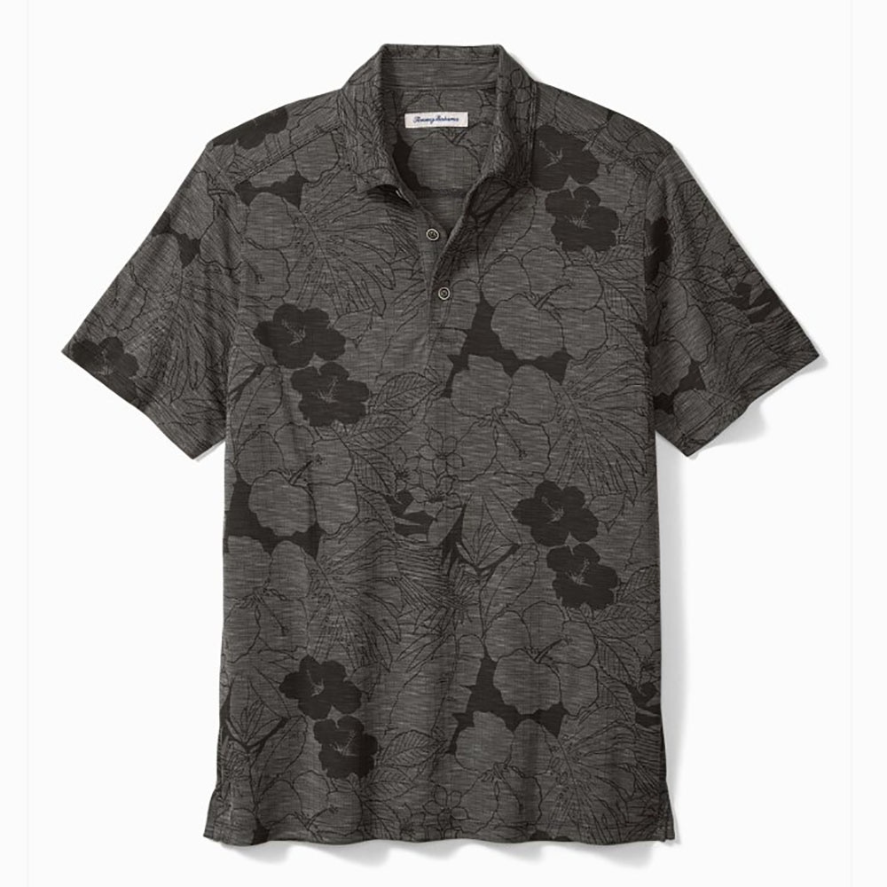 Tommy Bahama Miramar Blooms Polo in Coal